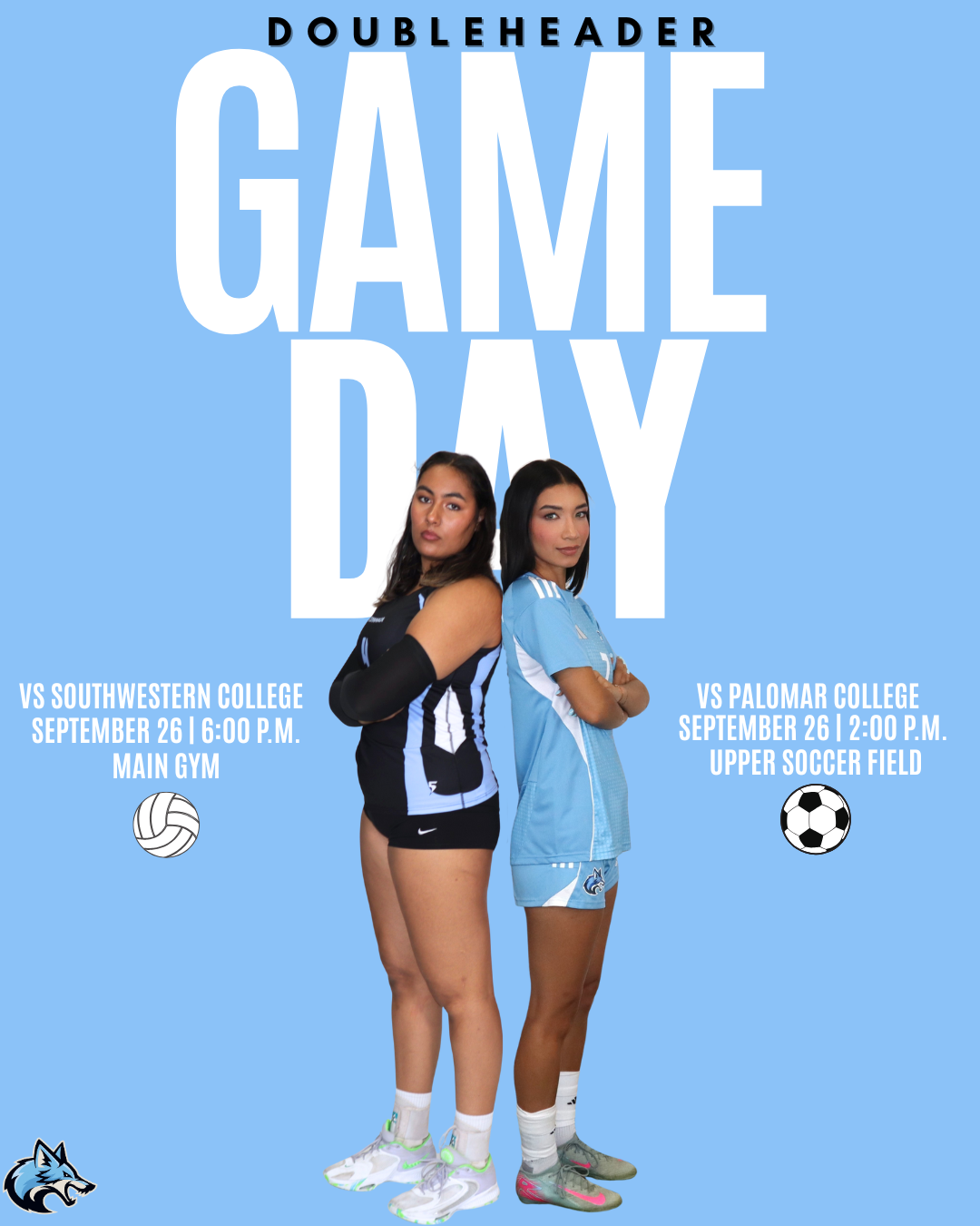 Cuyamaca Women&rsquo;s Soccer and Volleyball Set for Home Doubleheader September 26