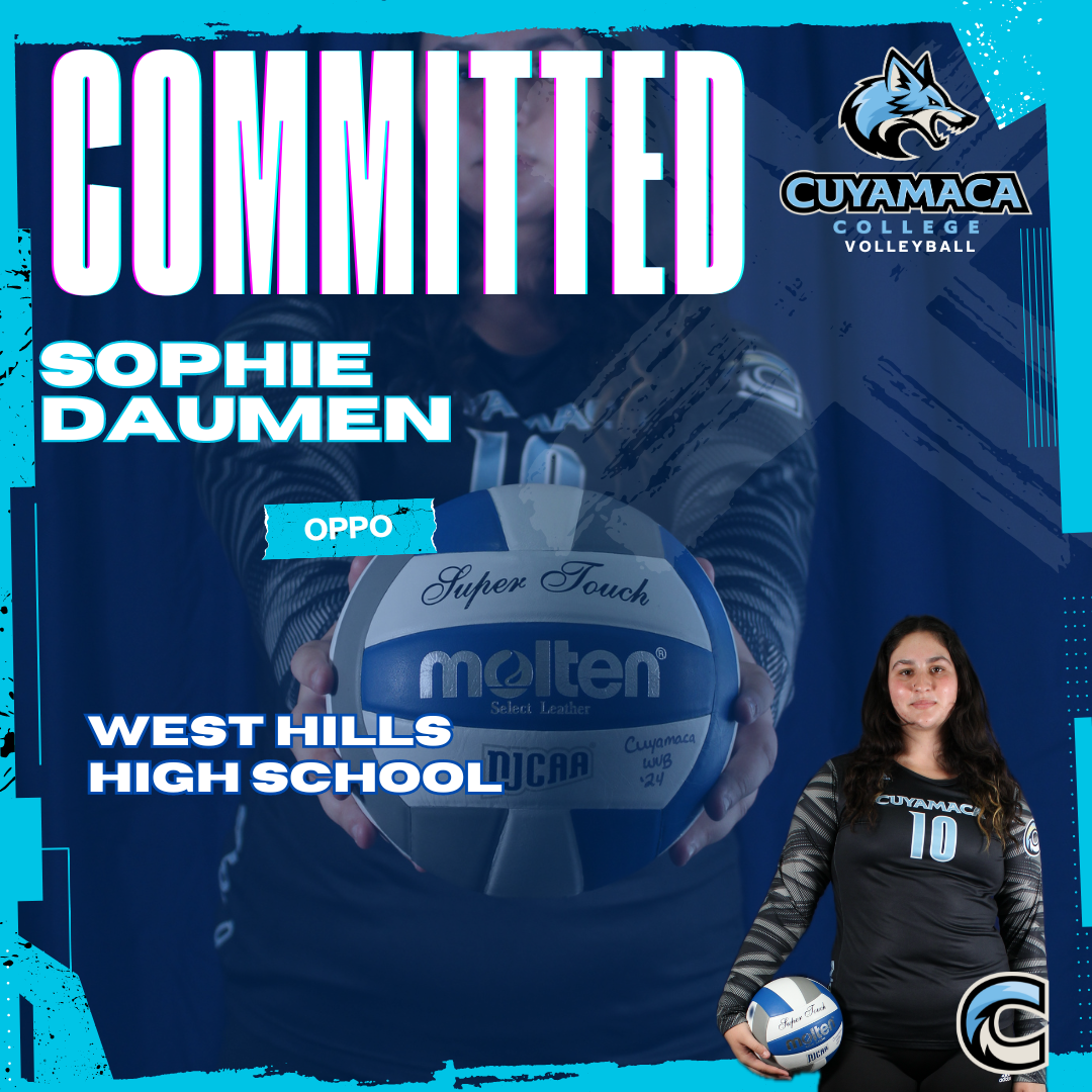 Cuyamaca Women's Volleyball Welcomes Daumen